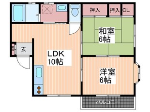 メゾン浦田の物件間取画像